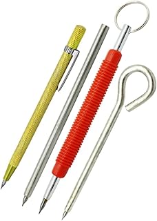 Homoyoyo 4 Piezas Juego de agujas de acero de cortador de vidrio herramienta para cortar azulejos accesorios de corte