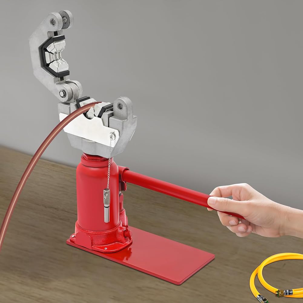 Hydrauliczna zaciskarka do węży z wymiennymi matrycami do montażu węża gumowego PVC