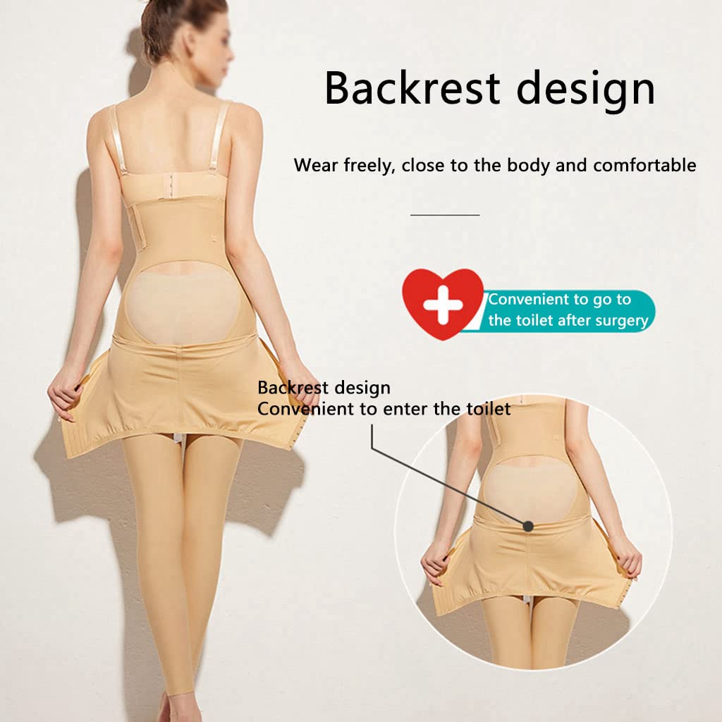 Shapewear per Le Donne Shaper per Il Controllo della Pancia Copertura della Coscia e della Schiena Busto Body Sollevatore di Testa a Busto Aperto