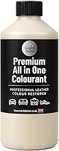 Scratch Doctor All in One Leather Colourant Self Seal Leather Dye Repair Paint for Furniture, Sofas, Car Seats (Light Cream, 250ml)