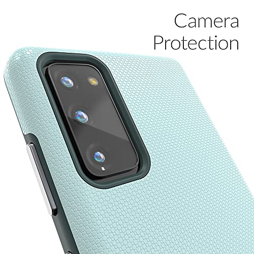 Image of Crave for Samsung Galaxy S20 FE Case, Shockproof Protection Dual Layer Case for Samsung Galaxy S20 FE 5G (6.5 inch) - Aqua