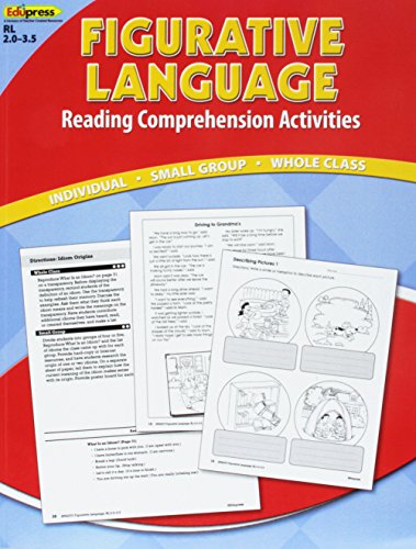 Reading Comprehension Activity Book: Figurative... 1564721809 Book Cover