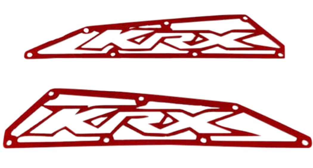 PBR Product Compatible with Kawasaki krx 1000 Frog Skin/Air Intake Covers - Red