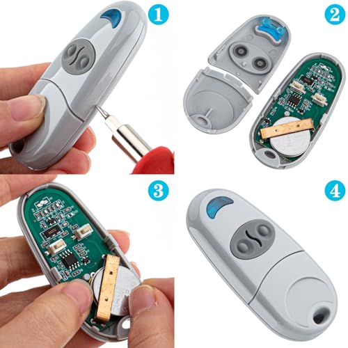 Für Came Top 432SA, 432NA, 432M, 432EE 433,92MHz Garagentoröffner Handsender 2 Stück