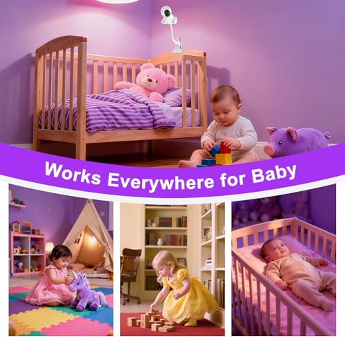 image for Vebiso 2025 Baby Monitor Mount - Universal Adjustable Monitor Flex Sta