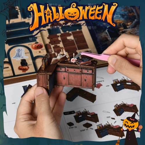 MOSTCLOUD Halloween House Book Nook Kit thumbnail 3