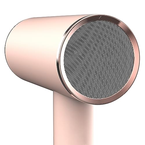 Funtin Hair Dryer, Blow Dryer With Diffuser 2023 Updated 1800W, Ionic For Women Curly 4C Thick Hair Pink #TOP3