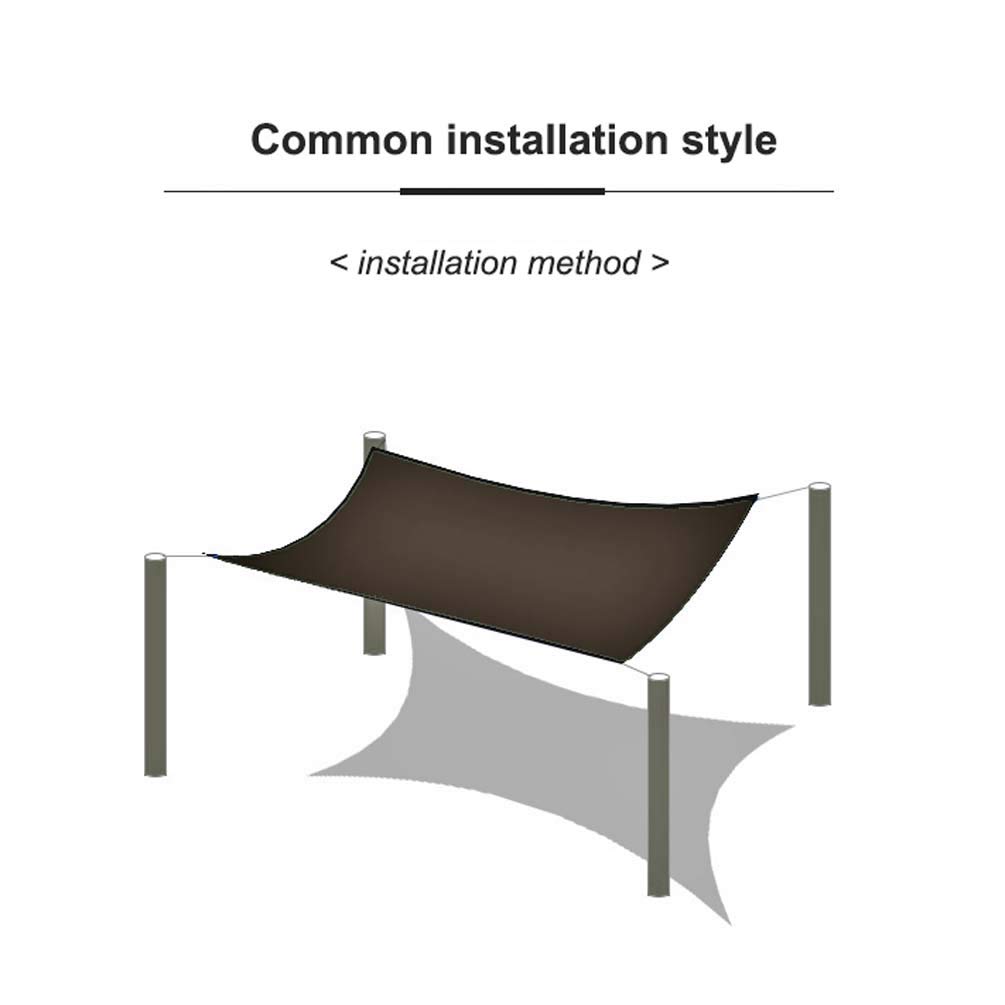 Rotolo di tessuto con protezione UV, traspirante, per uso esterno, balcone e patio, frangivento, installazione senza trapano, durevole per campeggio e serra, 5 x 10 m