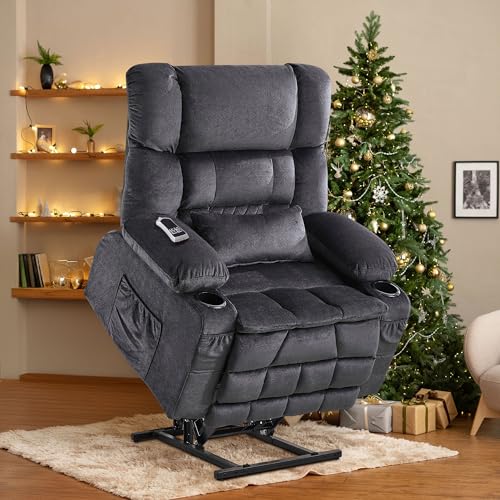 Dual Motor Recliner Chair with Massage and Heating