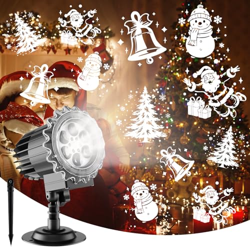 Projektor Weihnachten Aussen, Dynamische LED Weihnachten Projektor...