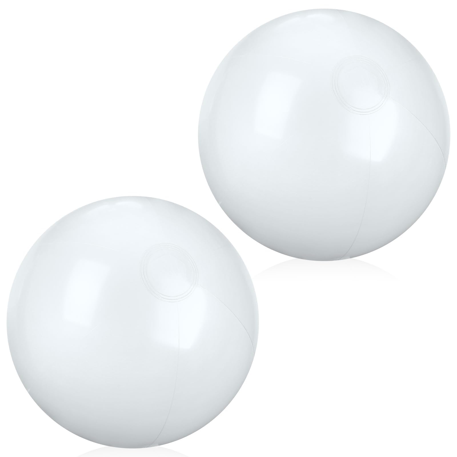 Pelota de Playa Inflable, 2 Piezas Pelotas de Playa Hinchable, Juguetes Inflables Pelota para Niños Adultos, para Playas al Aire Libre, Piscinas y Fiestas en Verano