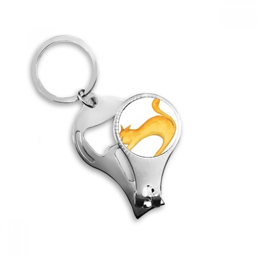 Pince à ongles Miaoji motif chat orange aquarelle idée cadeau original