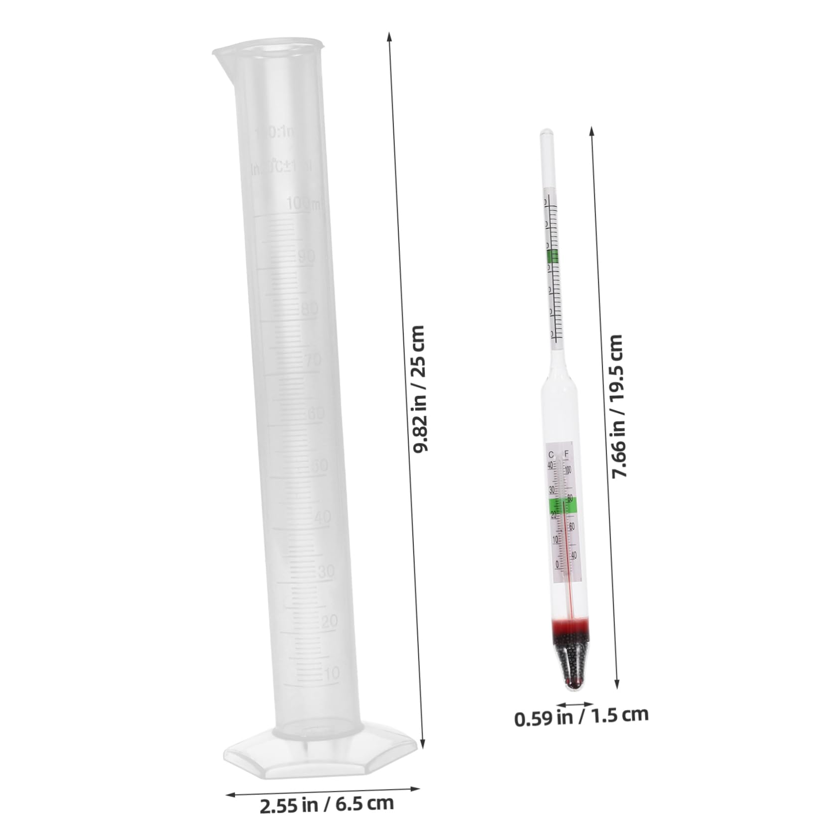 SOLUSTRE 4sets Kit Di Misurazione Salinità Acquario Densimetro Con Scatola Strumento Preciso Per Monitorare Densità Mare