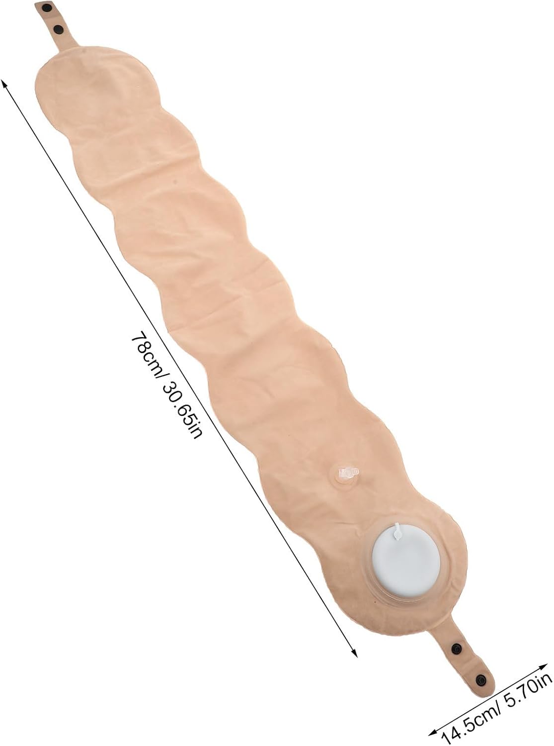 BESPORTBLE Portable Inflatable Neck Pillow for Traveling with U-Shaped Design, Comfortable PVC and Flocking Material, Includes Storage Bag, for Plane and Camping Use