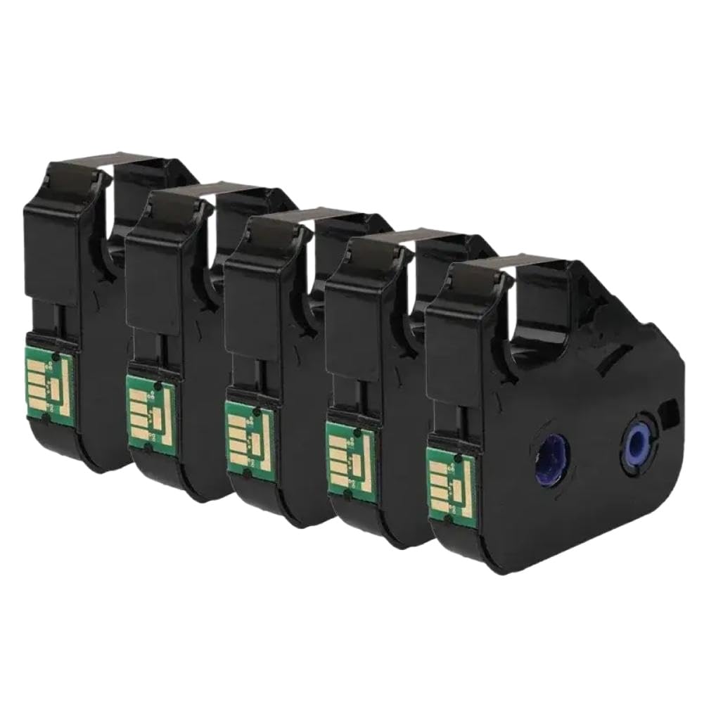 Ruban noir MK-RS100B pour en finir avec les repères de câbles illisibles, pack de 5 - 2