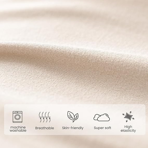 Konssy 6-Pack Baby Beanie Hats for Newborns, Soft Infant Caps for Boys & Girls, 0-6 Months - Image 5