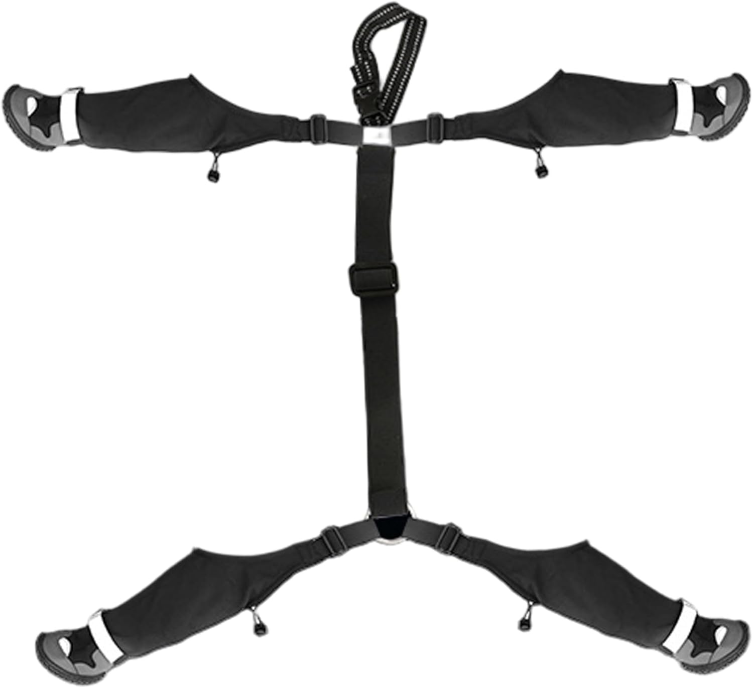 Dog Boots with Suspenders, Waterproof Anti Dirt Dog Suspender Boots, Anti-Slip Adjustable Pants for Outdoor Walking & Paw Protectors, M