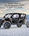 VEVOR Cab Enclosure Upper Doors, Compatible with Can-Am Maverick X3 MAX 4-Seater 2017-2024, Soft Upper Doors, Windproof Upgraded Zipper UTV Soft Side Window Kit, Work with Roof and Partial Windshields
