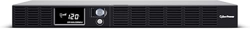 Vista 9 de CyberPower OR500LCDRM1U Smart App LCD UPS Batería de reserva y protector de sobretensión, 500VA/300W, 6 tomas de salida, AVR, montaje en rack 1U