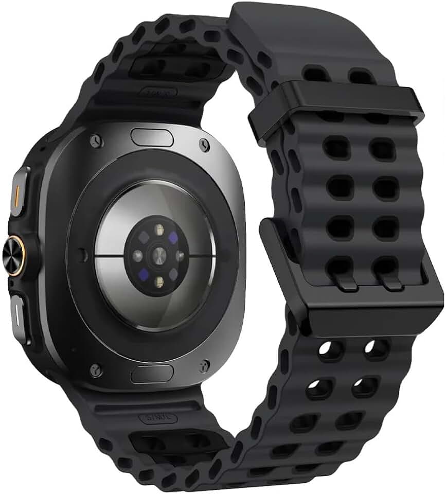 123Smart - Pulseira De Silicone Esportiva Compativel Com Galaxy Watch Ultra 47mm Sm-l700 Sm-l705 - Ajuste Confortável, Resistente à Água e Instalação Fácil