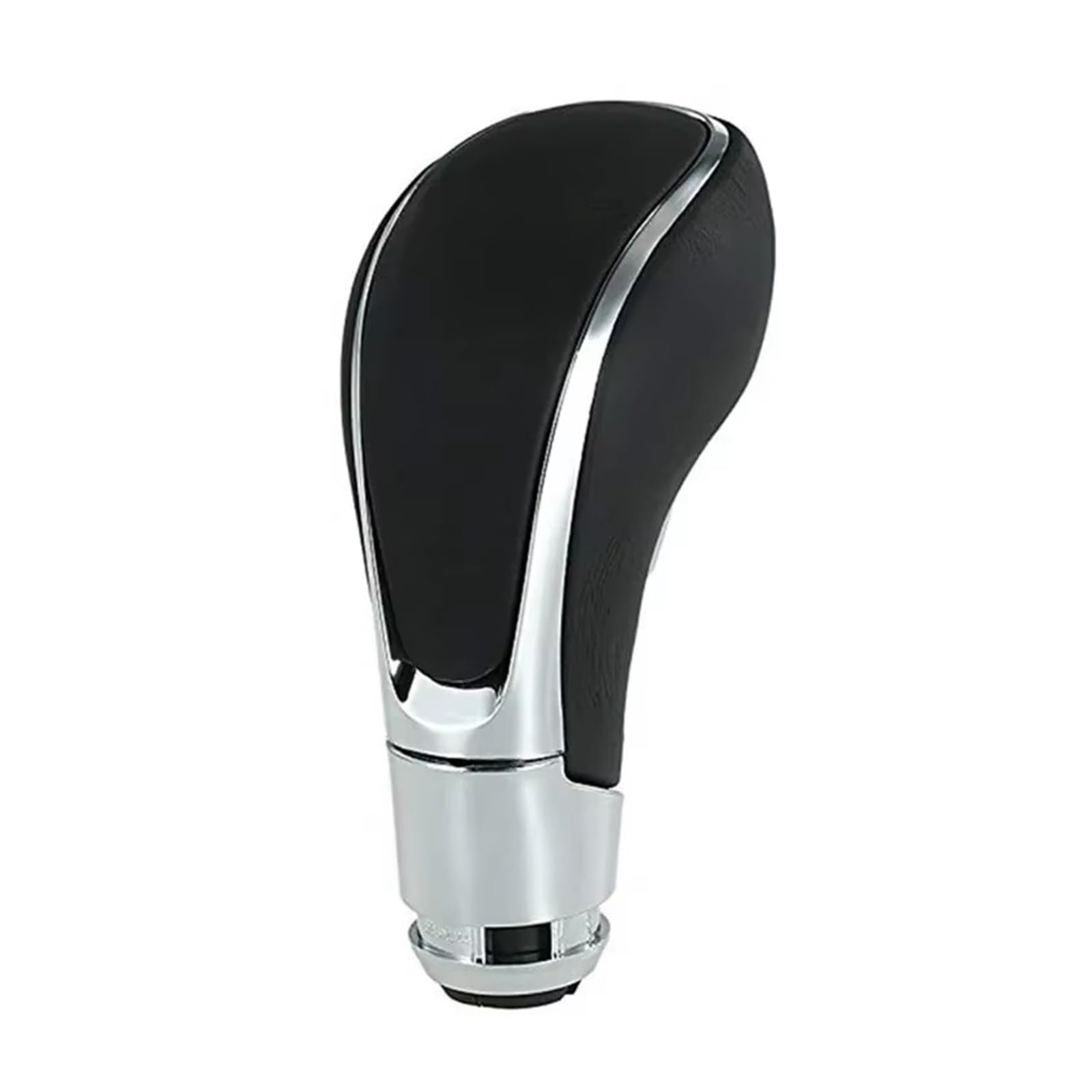 OUVECR Car Shift Gear Knob Handle for Opel for Vauxhall for Insignia Car Gearshift Shifter Lever Stick Headball Pen Leather AT Gear Shift Knob Gear Shift Cover(Black)