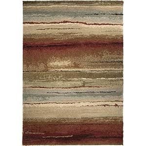 Orian Rugs Wild Weave Dusk to Dawn Area Rug 9 x 13 Red