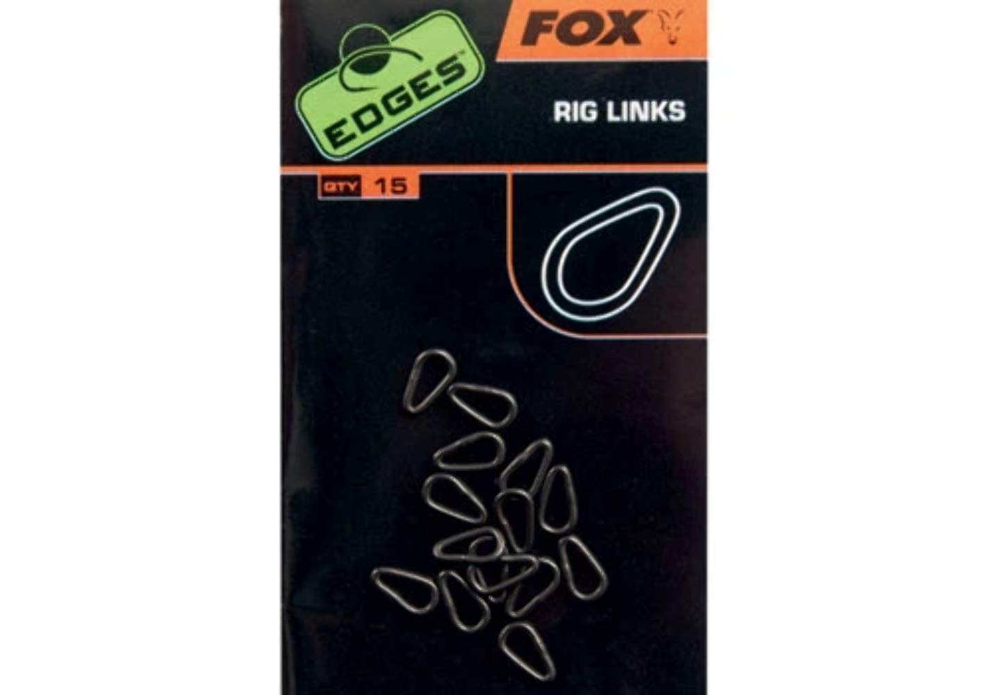 Fox Edges Rig Links - Ringe für Karpfenrigs - 15 Stück
