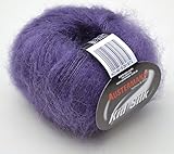  Austermann Kid Silk Farbe 36 lila - feines Lace Garn, Lace Wolle zum Lace stricken