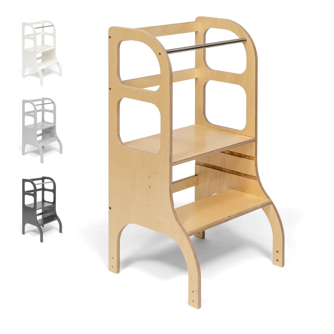 Ette Tete Step UP • Torre Auxiliar de Altura Ajustable (de Madera)