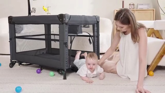 Amazon.co.jp: ベビーベッド 折りたたみ式 5-in-1 多機能 添い寝ベッド