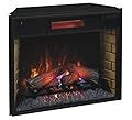 ClassicFlame 28II300GRA 28" Infrared Quartz Fireplace Insert with Safer Plug