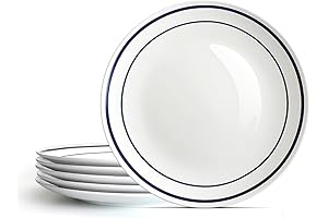 YFWOOD Ceramic Dinner Plates: Timeless Elegance for Everyday Dining