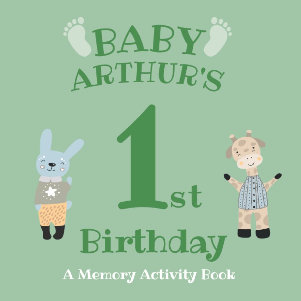 Baby Arthur's First Birthday: A Memory Activity Book