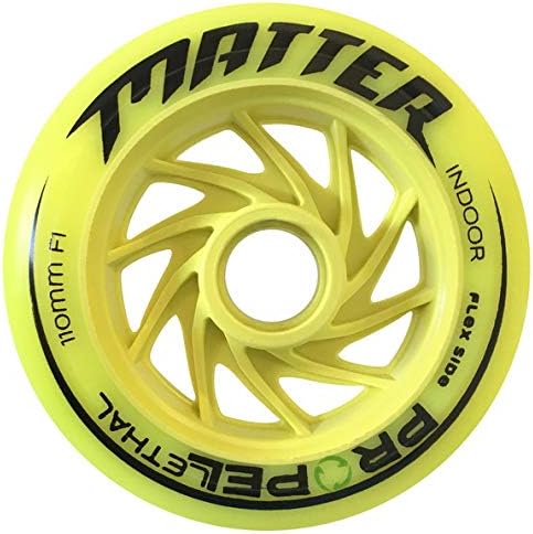 Matter Powerslide Lethal Propel Indoor Track Wheels 110mm Yellow F1