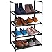 Esonstyle 4-poziomowy stojak na buty, do 6-8 par, wolnostojący organizer do przechowywania, półka na buty, 45 cm dł. x 29 cm szer. x 70 cm wys., do korytarza, korytarza, salonu