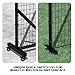 MR Ball Stop Net System 40’x12’, Movable Heavy Duty Backstop Net, 2 in 1 Multi-Sport Stop Netting, Ball Barrier Sports Practice Barrier Net for Professional, College and Grade School Training