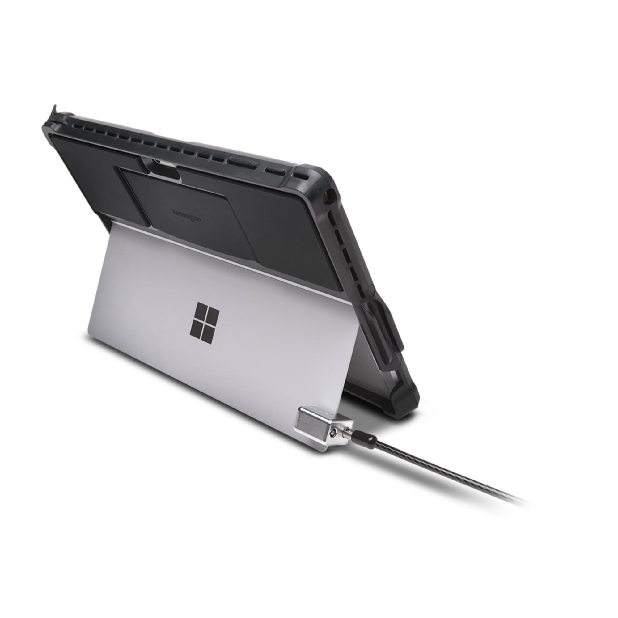 Kensington Câble de Sécurité Antivol à Clé pour Microsoft Surface Pro & Surface Go, Anti-Crochetage, 1,8 m Acier au Carbone