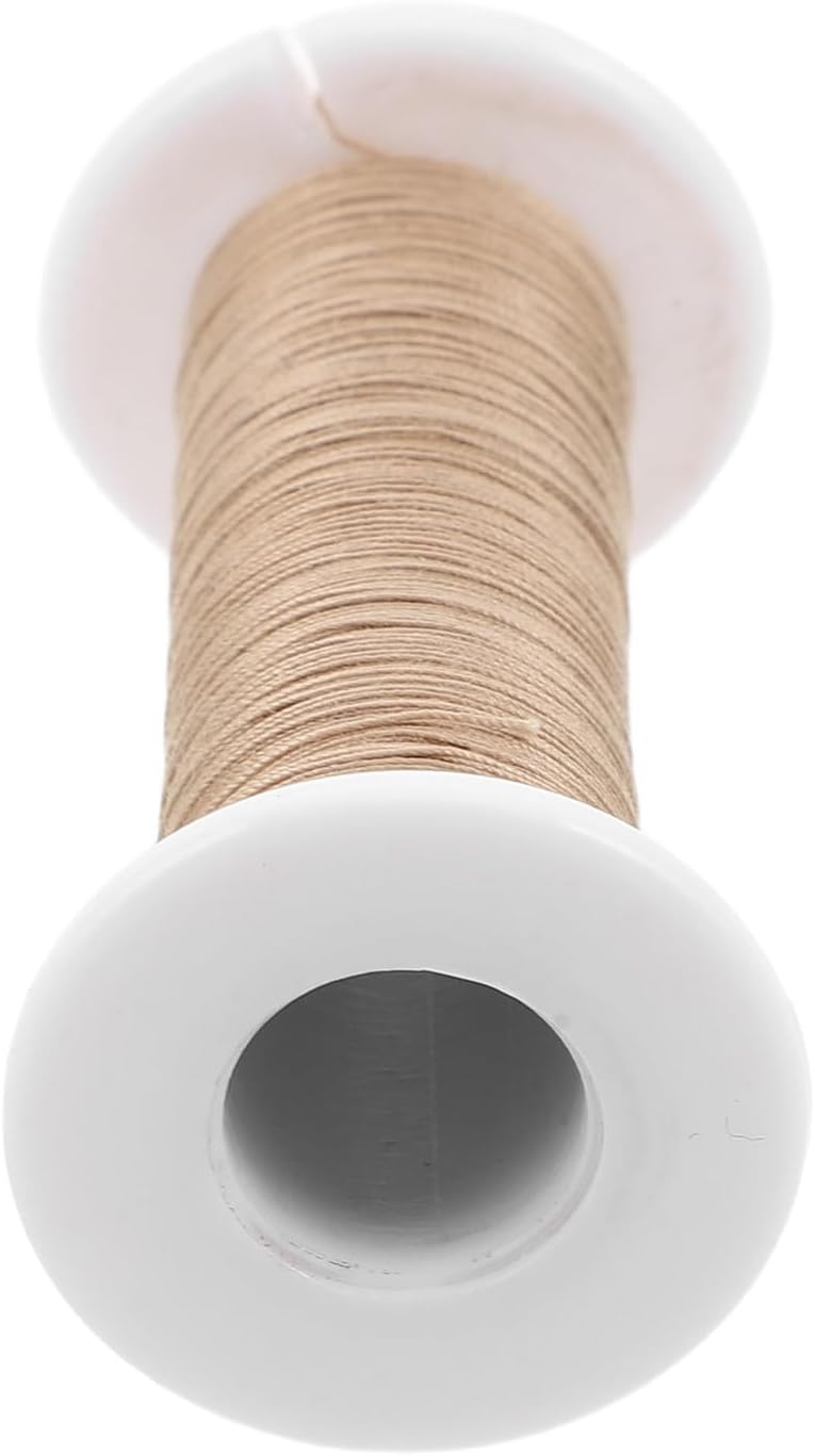 CORHAD Beige Polyester Rope for Model Ships with Realistic Weave Texture and Uniform Thickness, Flexible and Prevents Tangles, for Marine Diorama Crafting and Educational Demos