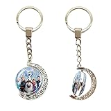 [PMKOEW] アナと雪の女王 キーホルダー 鍵掛け飾り キーホルダー キーリング 車の キークリップ 多機能 キーチェーン バックパックの装飾品 キーリング カラビナ 車用キーチェーン,2 [並行輸入品]
