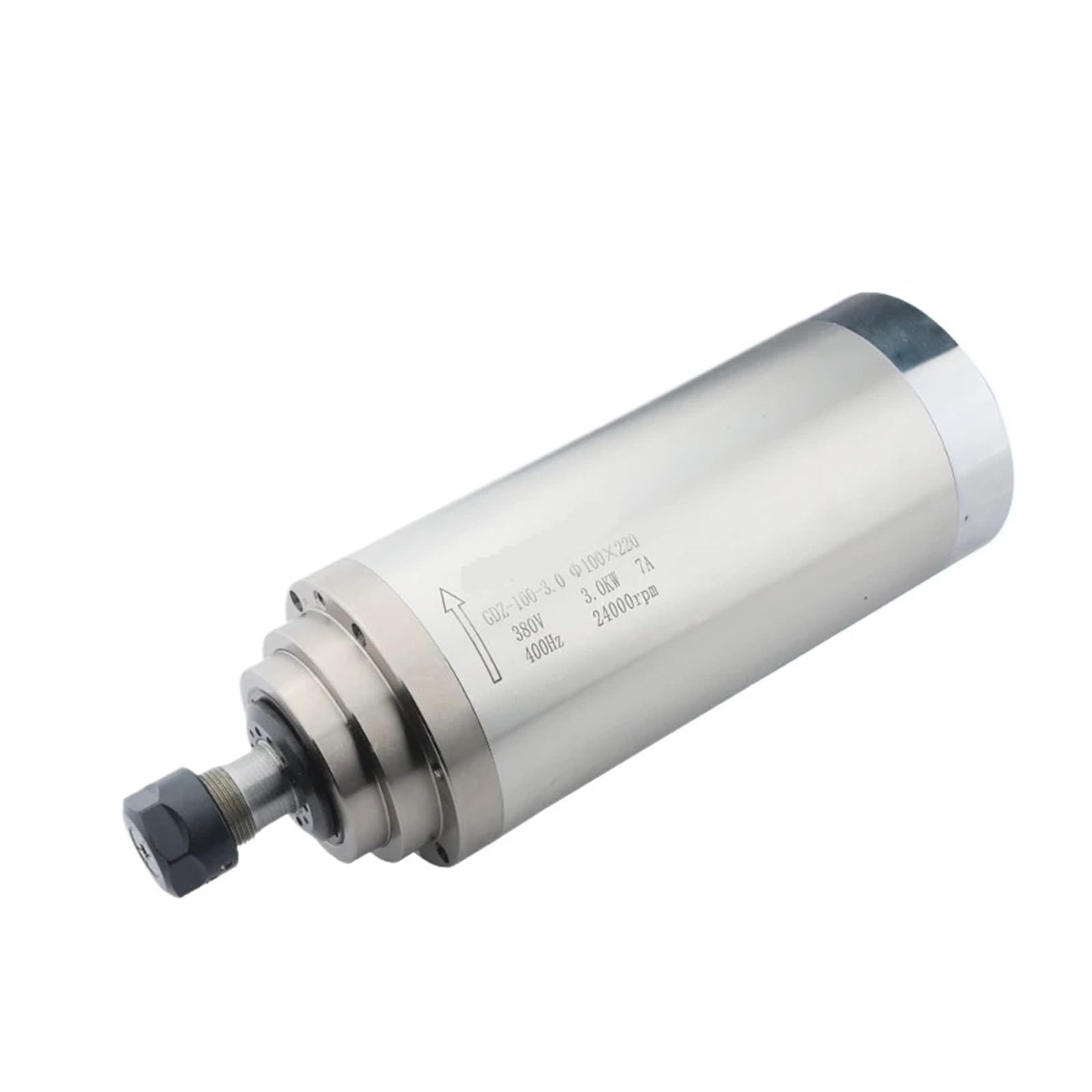 Motore mandrino raffreddato ad acqua da 3 kW, ER20, diametro 100 mm, for fresatrice for incisione CNC Cuscinetti potenti(3.0kw 220V)