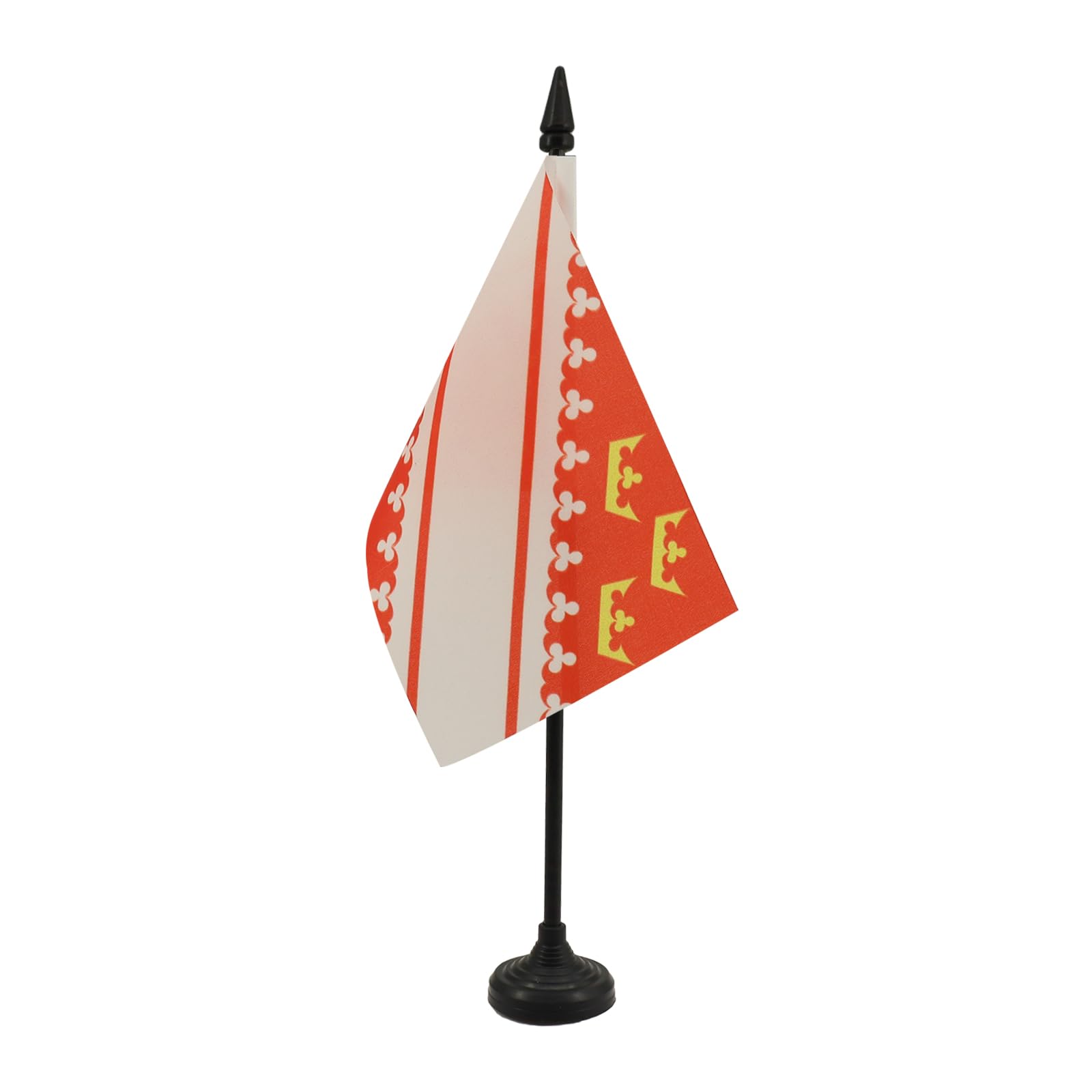 AZ FLAG, Alsace Table Flag 4'' x 6'', French region of Alsace Office Mini Banner 100% Polyester 15 x 10 cm