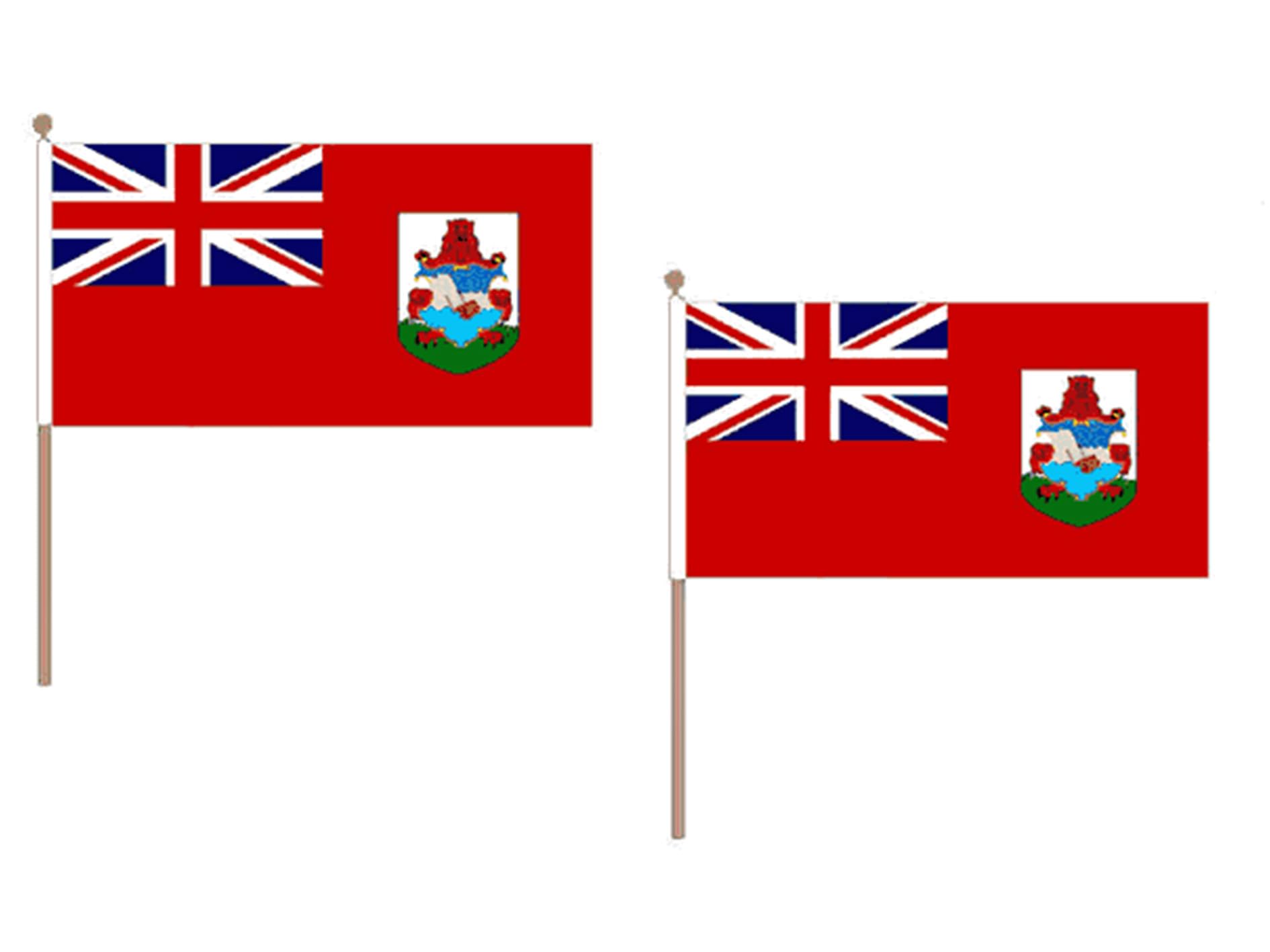 AZ FLAG Drapeau sur Hampe Bermudes 45x30 cm Polyester 100D Hampe Bois