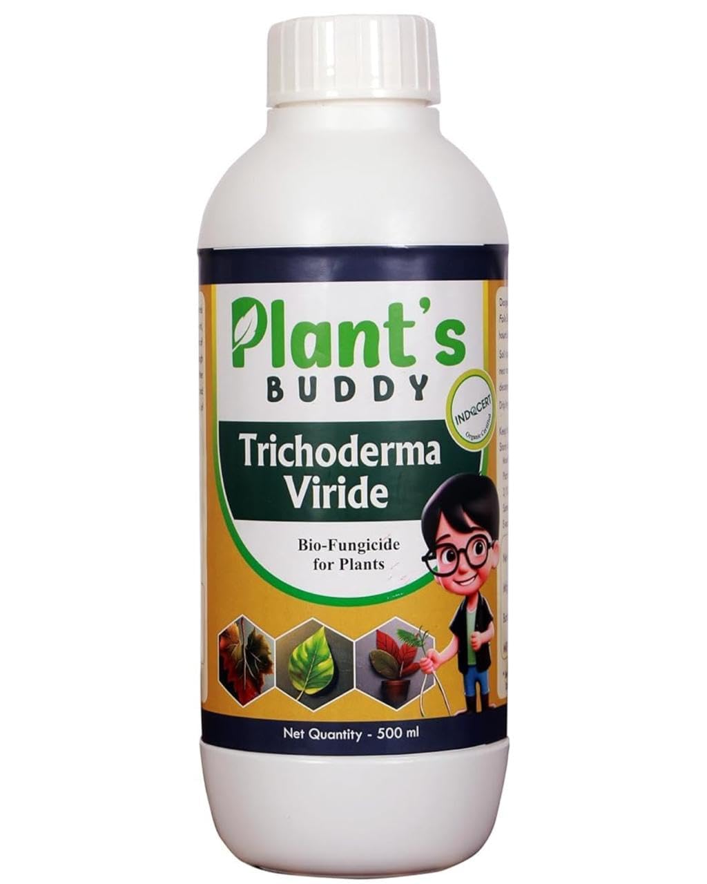 Trichoderma Viride Fungicide Liquid (2 * 10^9 CFU/ml) - Trichoderma Bio Fungicide for Indoor & Outdoor Plants - Effective against Root-rot, Stem-rot, Leaf Blight, Leaf Spot (500 ml)-image-29