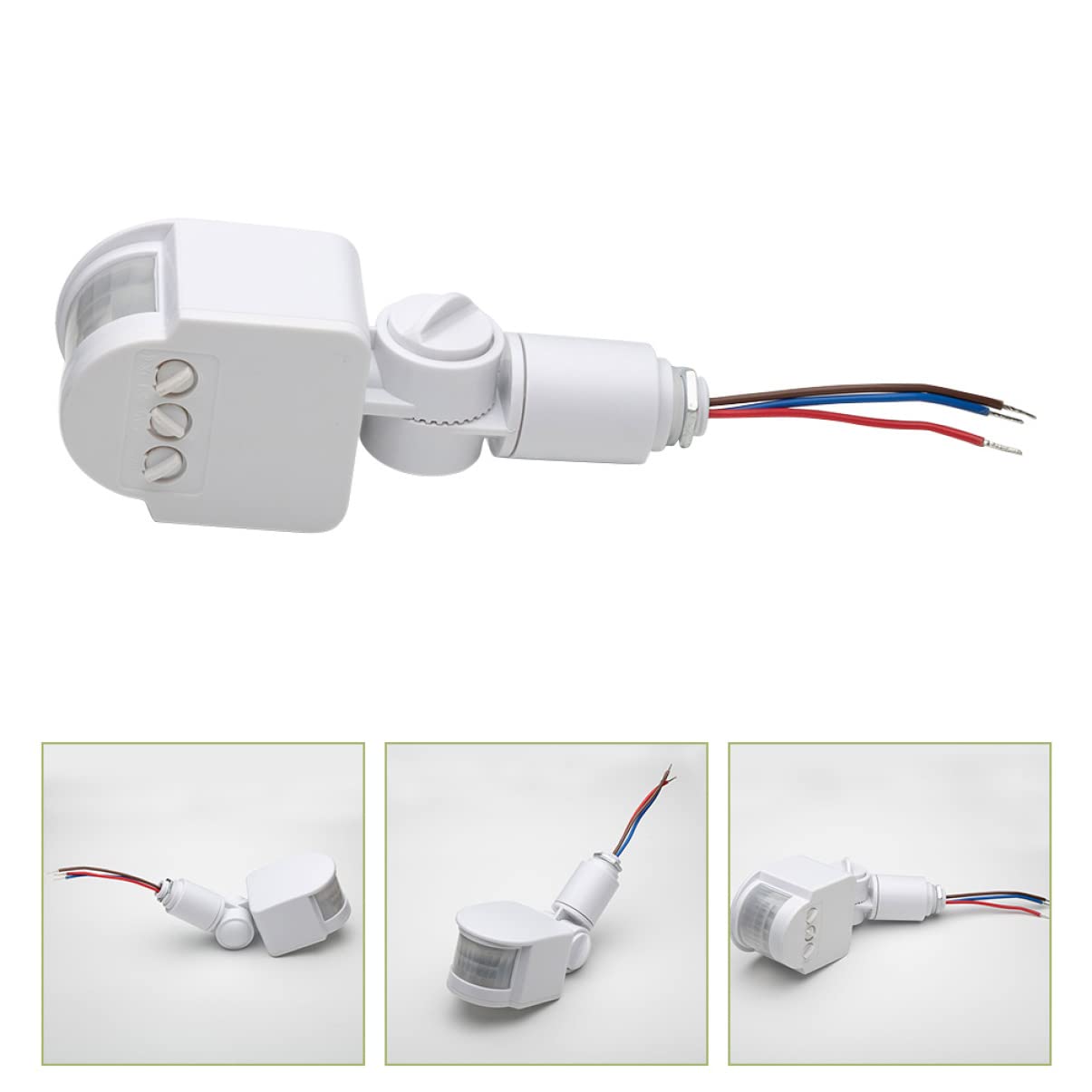 Holibanna Sensor Light 30w Led Sensor Controller 12v Dc High Sensitivity 180° Detection No for Outdoor Lighting