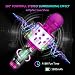 MOOKLIN ROAM LED Micrófono Karaoke inalámbricos, 4 en 1 Reproductore Bluetooth Portatil,...