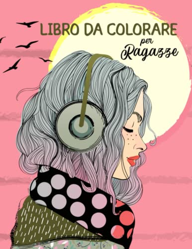 Libro da colorare per ragazze da 12: Libro d'impiego con 50 motivi unici per promuovere lo sviluppo creativo, il rilassamento e la concentrazione. Un regalo perfetto per ragazze e adolescenti