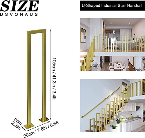 Balustrade d'escalier en U : rampe de soutien de sécurité intérieure
