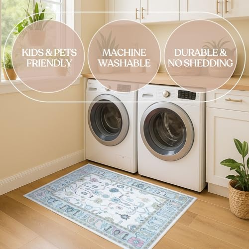 Tapete Fame Living Cream Green Oushak 7'6"x9'11" miniatura 6