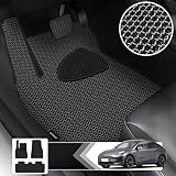 Mibao Tesla Model Y フロアマット 全天候型 カーマット 滑り止め 防水 自動車フロアマット カーカーペット フロアライナー アクセサリー 無臭 Tesla 5人掛け用 フルセット 3ピース ブラック