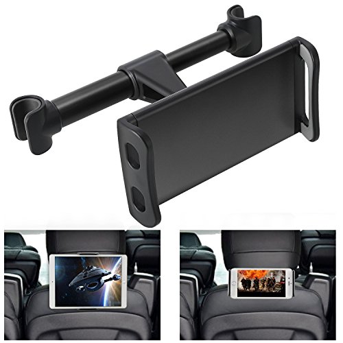 Car Headrest Mount, Phone Tablet Car Headrest Grip Mount Stand Cradle Holder Compatible